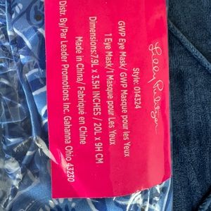 Lilly Pulitzer eye mask NWT